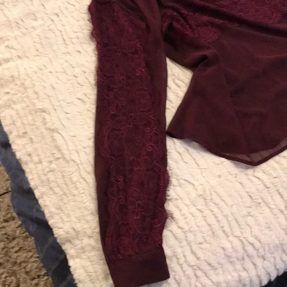 NWOT—-beautiful Kardashian Kollection blouse